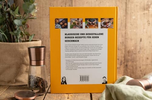 Burger Buddies: Zwei Freunde – eine Leidenschaft. Ein Grill- und Burgerbuch für Genießer. Hochwertige Burger selbst machen, vom exotischen Fischburger über Burger-Soßen-Rezepte bis hin zu Burger Buns.