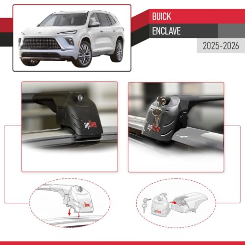 Barres de toit Buick Enclave résout le manque de coffre ACE-2 - 4