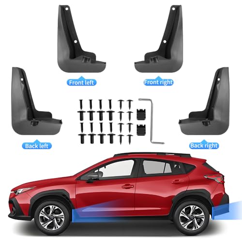 Image of Car Mud Flaps Splash Guards Mudflaps for Subaru Crosstrek 2024 2025 2026 Base Premium Sport Limited Auto Exterior Accessories Tire Mudguards Wheel Inner Fender Liner Guard Flap Fenders