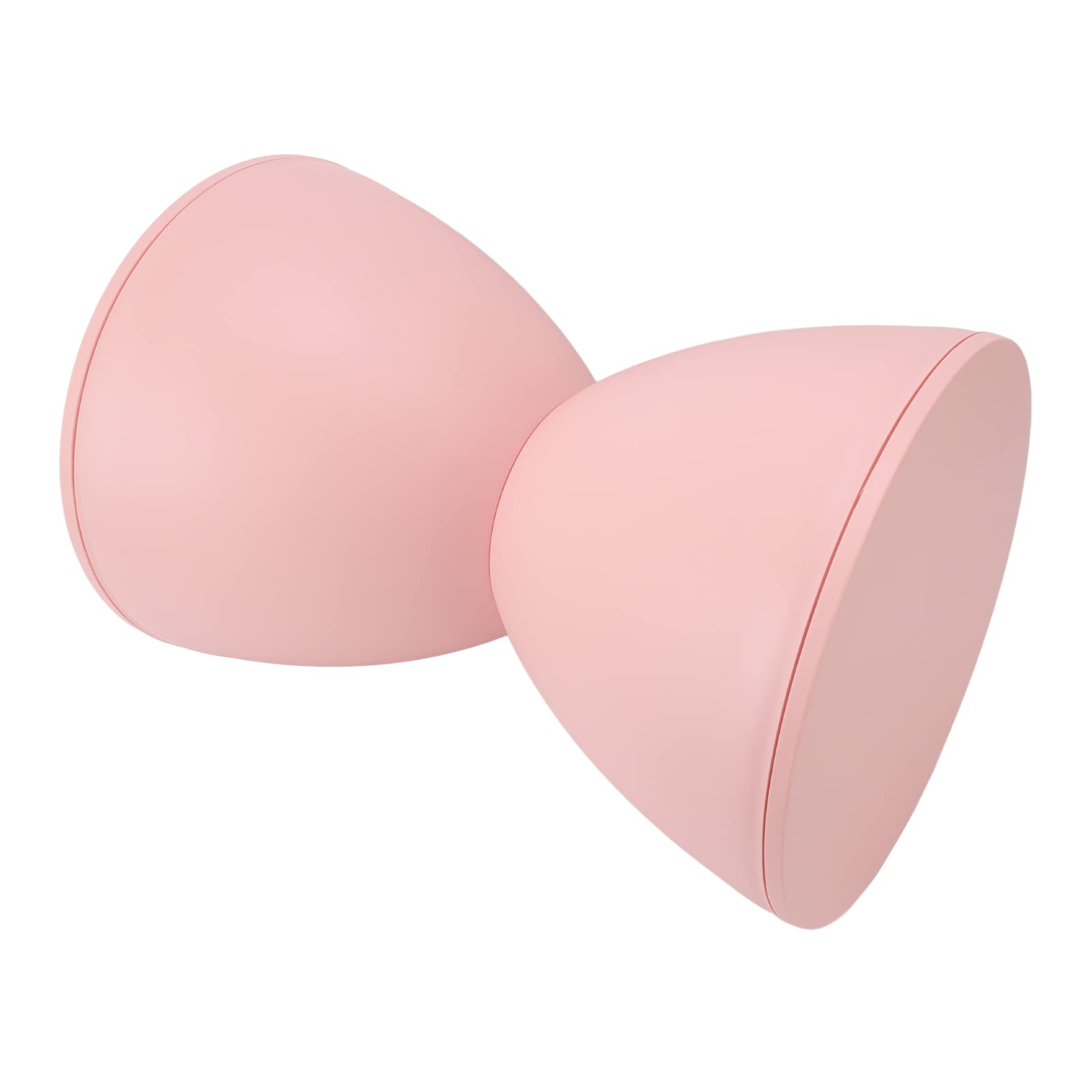 Sgabello in Plastica a Forma di Clessidra, Stile Nordico Moderno Rotondo, Sgabello Multifunzionale per Camera, Soggiorno, Bagno, Camerino, Tavolino di Supporto, Resistente, Rosa -