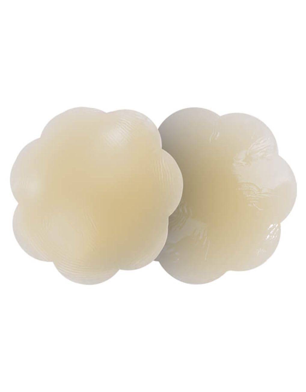 Bye Bra Women's Beige Silicone Nipple Covers For Reusable Waterproof Adhesive Pasties, Invisible Under Clothing, Soft Flexible And Brown (, Xl)