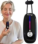 Timeage Portable Air Purifier,Personal Air Purifier Necklace, Wearable Mini Air Ionizer Eliminates Pm2.5, Allergy Pollen,Smoke,Dust for Outdoor,Travel(Black)
