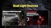 Nitecore HC75 UHE + 2X Extra NL2153HP HC75 UHE Rechargeable E-Focus Spotlight Floodlight Headlamp 192m Beam -3000 Lumens (Upgrade of HC68) w/ 2X Extra Battery and Eco Sensa USB-C Charging Cable