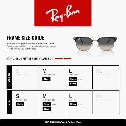 Image of Ray-Ban RB4416 New Clubmaster Square Sunglasses for Men for Women
