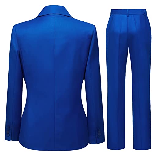 Dowbins Womens Suit 2 Piece One Button Pantsuit for Women Casual Formal Wedding Suit for Women2