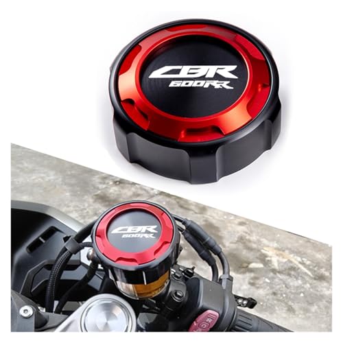 Accesorios CBR 600 RR en negro: kit de tapas de aluminio para líquido de frenos y aceite 3