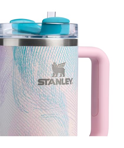 Image of STANLEY Quencher H2.0 Tumbler with Handle and Straw 30 oz | Flowstate 3-Position Lid | Cup Holder Compatible for Travel | Insulated Stainless Steel Cup | BPA-Free | Sea Glass Plume
