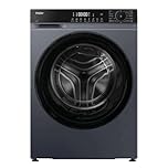 Haier X Series 5 Washing Machine, 13kg, 1400 rpm, A-20 percent Energy Class, 15 Programmes, Smart AI Cycle, Smart Dual Spray, Graphite-Black Door, 64x60x85 cm -HW130BP14357GUUK