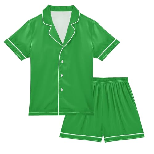 ODAWA 2 Piece Nightwear Mint Short Sleeve Top with Shorts 5-6Y