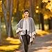 MELIFLUOS DESIGNED IN SPAIN Poncho Estola Capa para Mujer: Chal Elegante para...
