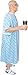 5XL Hospital Gown Oversized Hospital Gown Washable Patient Robe with Back Ties Reusable Big Size Hospital Gown - 3 Pack