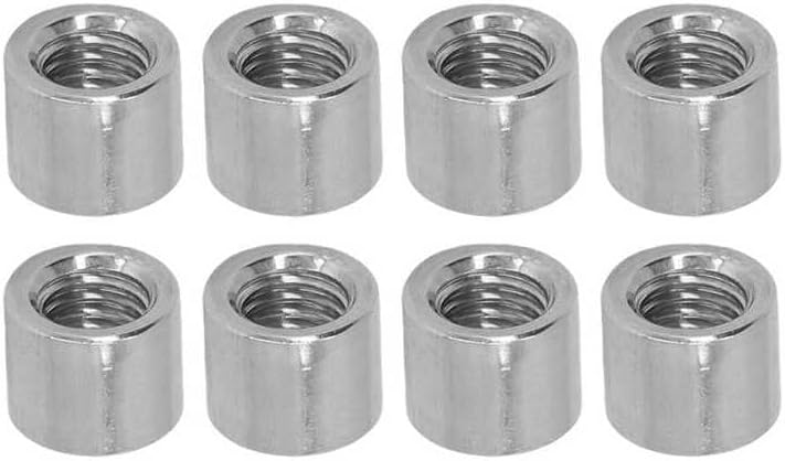M8 Female Thread Coupling Nut Rust Resistance Thread Coupling Nut Kit for Equipment