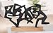 Produktbild Casablanca Skulptur Acrobatics, Mangoholz, Natur/schwarz, H31cm B52cm T9cm - Deko, Kunst, Wohnaccessoire, Handarbeit