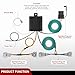 Nilight 4 Pin Trailer Wiring Harness Kit 55513 Compatible with Toyota 2005 2006 2007 2008 2009 2010 2011 2012 2013 2014 2015 Tacoma 2008-2012 Hilux 1993 1994 1995 1996 1997 1998 T100 Tow Hitch