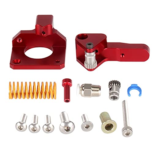 Lysee 3D Printer Parts & Accessories - Dual Pulley MK8 Remote Metal Extruder DIY Right Hand Single Double Gear Extruder for Ender3 Ender3PRO CR10S CR10S PRO - (Size: S with Motor)