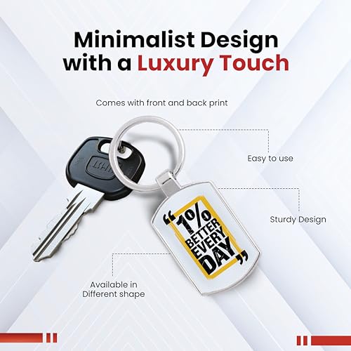 Image of Premium Printed Metal Keychain for Men & Women | High-Definition Artwork Print | Durable Key Ring for Car, Bike, Home & Office Keys | Stylish Decorative Key Holder Gift