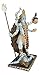 Ebros Gift Hindu Avatar Devi Goddess of Time Death and Doomsday Kali Bhavatārini Shakti Trampling Over Lord Shiva Body Hand Painted Colorful Statue Hinduism Altar Decorative Figurine