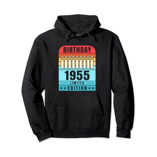 Camiseta vintage 1955 para hombre, edición limitada, cumpleaños 1955 Sudadera con Capucha