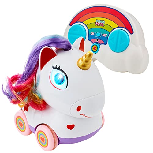Flybar Poko Petz, Remote Control Car for Toddlers Unicorn Toys- 2.4GH for Boys and Girls, Light Up, Singing, Talking Toy, Preschool, Best Birthday, Toddler Gifts for Ages 3 and Up