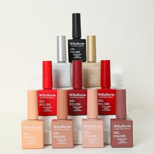 Set de 6 esmaltes en gel 15ML varios colores miniatura 4