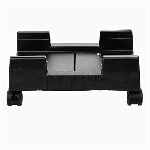 Support de tour de PC mobile à largeur réglable noir pour bureau - 6