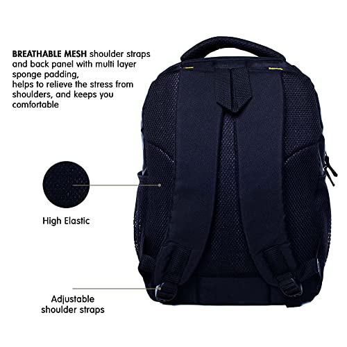 Image of POLE STAR Noble 32 L Bag for College, School, Office, Casual Multipurpose Backpack with 15.6 inch Laptop Compartment, Water Resistant, Unisex Design, Stylish & Durable, 1 Year Warranty