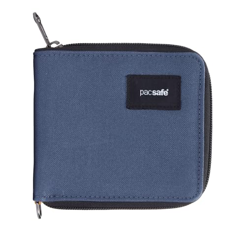 Pacsafe RFIDsafe Zip Around Wallet CBlue : votre compagnon de voyage sécurisé