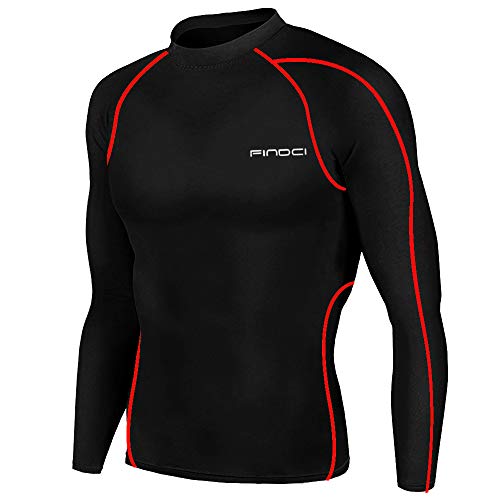 1Bests Conjunto de corrida masculino esportivo camisa de compressão + calça justa para a pele, manga