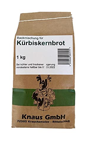 Backmischung Kürbiskernbrot 1 kg / Brot Backen Mischung Mehl