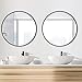 Aluminium Frame Wall Mirror, Bathroom Mirror, Circle Mirror, Round Mirror, Decorative Mirror, Vanity Mirror, Makeup Mirror, Diameter 24