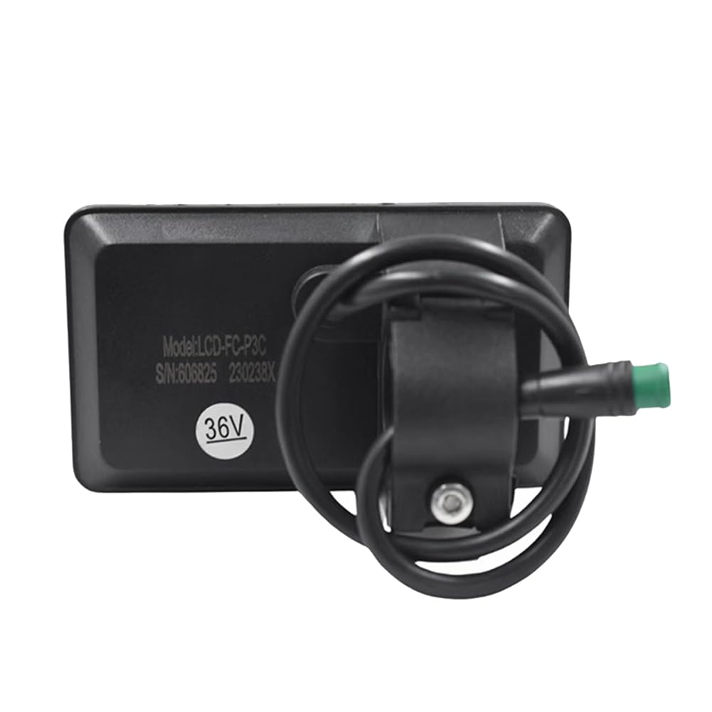 P3C Display LCD Cruscotto Schermo Colorato 24V 36V 48V 60V Misuratore Bici Elettrica per Scooter Elettrico (6PIN)