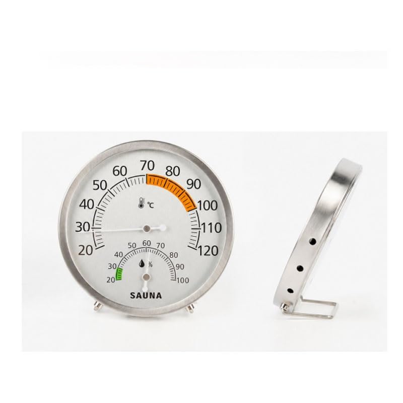Wall-Mounted Mechanical Stainless Steel Thermometer