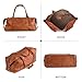 Berliner Bags Vintage Leather Duffle Bag München for Travel or the Gym, Overnight Bag for Men and Women - Brown (Cognac)