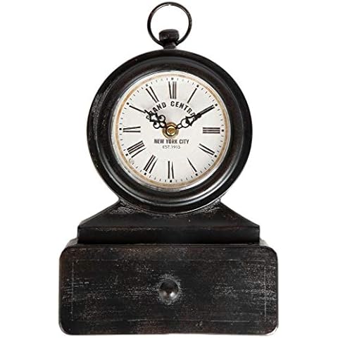 LilysHome Vintage Inspired Mantle Clock, Battery Powered with Quartz Movement, Fits with Victorian or Antique Décor Theme Cover