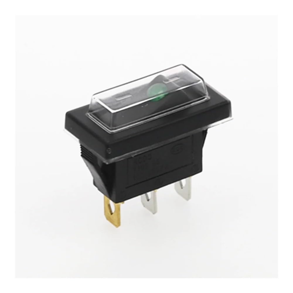 4Pcs KCD3 Rocker Switch ON-OFF 2 Position 3 Pin Electrical equipment With Dot Light Power Switch 16A 250VAC/ 20A 125VAC ZDVHOMCB(Beige) : Amazon.co.uk: Business, Industry & Science