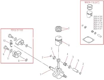 Amazon.com: OEM Genuine Shindaiwa A566000120 / 70102-51220