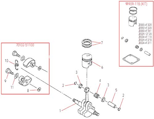 OEM Genuine Shindaiwa A566000120 / 70102-51220 Part Spring Clutch for C270 PB270 T270 + (Free Two e-Books)