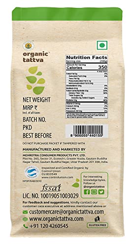 Image of Organic Tattva Masoor Dal 500gms, Malka Split - Red Lentils for Everyday Cooking Masoor Dal, Soups, and Indian Meals (Pack of 2)