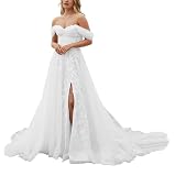 Design: A-line, scollo a cuore, tulle, pizzo, fuori spalla