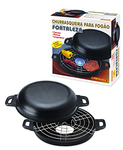 Churrasqueira 30 Com Cx Alumínio Fortaleza Preto