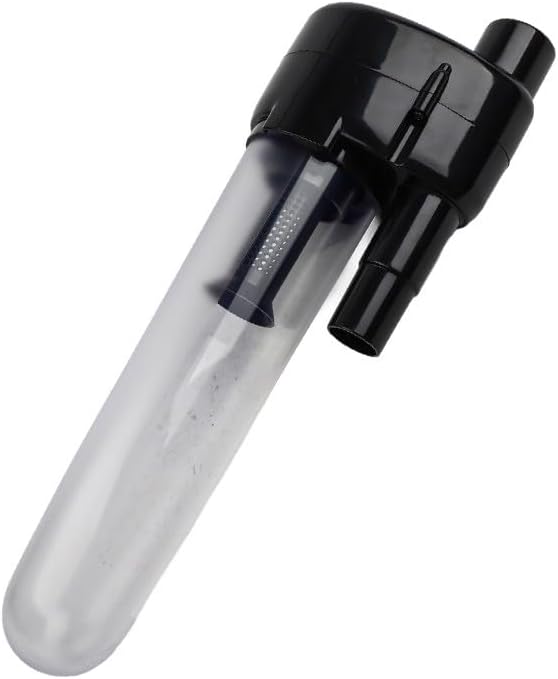 32mm for Cyclone Filter Box for Vacuum Cleaner, External Dust Collector Cup with High-Efficiency Filter, Plastic Separator for Pet Hair Black