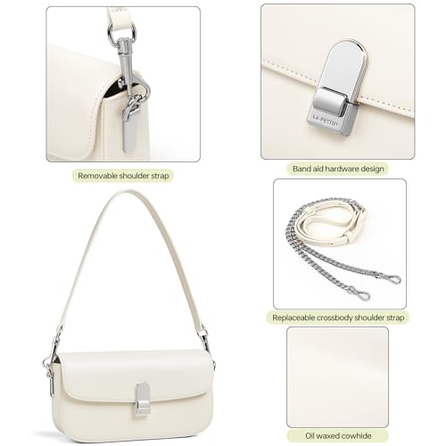 Image of LA FESTIN Small Genuine Leather Purses for Women Designer Shoulder Purse
