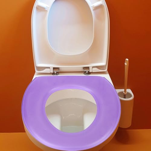 Image of Balacoo Waterproof Warm EVA Toilet Cushion Pad Thickened Washable Bathroom Toilet Mat Set Versatile Fit for Standard and Elongated