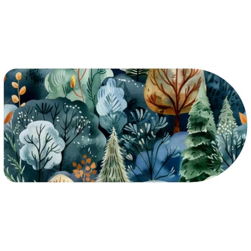 Tapis de souris teckel anti-glisse XXL pour éviter les douleurs de poignet sur le bureau