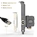 EDUP Gigabit Ethernet PCI Express Network Card, 10/100/1000Mbps RJ45 LAN Adapter Converter, PCIE Network Adapter, Ethernet Card for Desktop PC, Support Windows 11/10 /8.1/8/ 7/2000/ XP/Vista