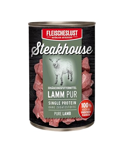 Steakhouse Lamm pur Dose (6 x 400 Gramm)