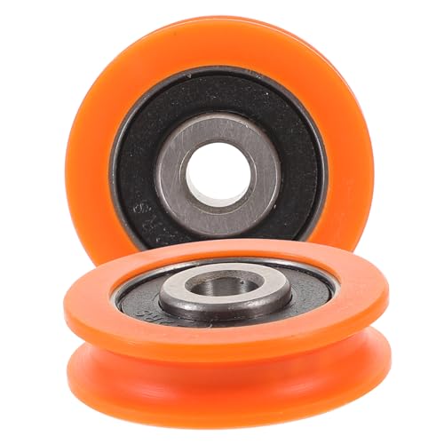 PRETYZOOM Skateboard Bearings Replacement 2pcs Ball Bearing Rollers Deep Groove for 1-1/2 Diameter Easy Install