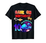 VR Virtual Reality Game On 10 Birthday Party Matching Outfit T-Shirt