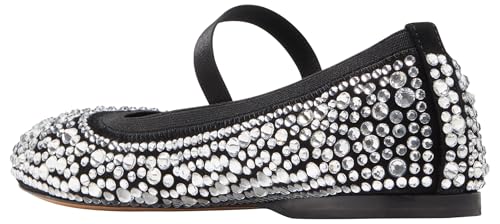 kate spade new york Women's Violette Mary Jane Ballet Flat, Black, 7.54