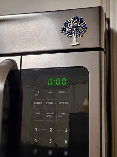 Bravo Team Lucky Tree Of Life And Wisdom W/Evil Eyes Magnet - Wall & Refrigerator Magnet - Sign Of Good Luck & Protection - Unique Souvenir Items - Home And Office Decorative Things & Car Accessories #TOP3